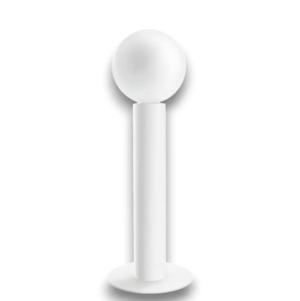 Birba tab linea light abat-jour lampada da comodino bianca moderna