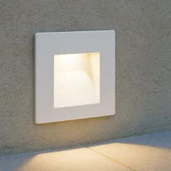 Bit fi ideal lux segnapasso led per esterno 3000k bianco da incasso ip65