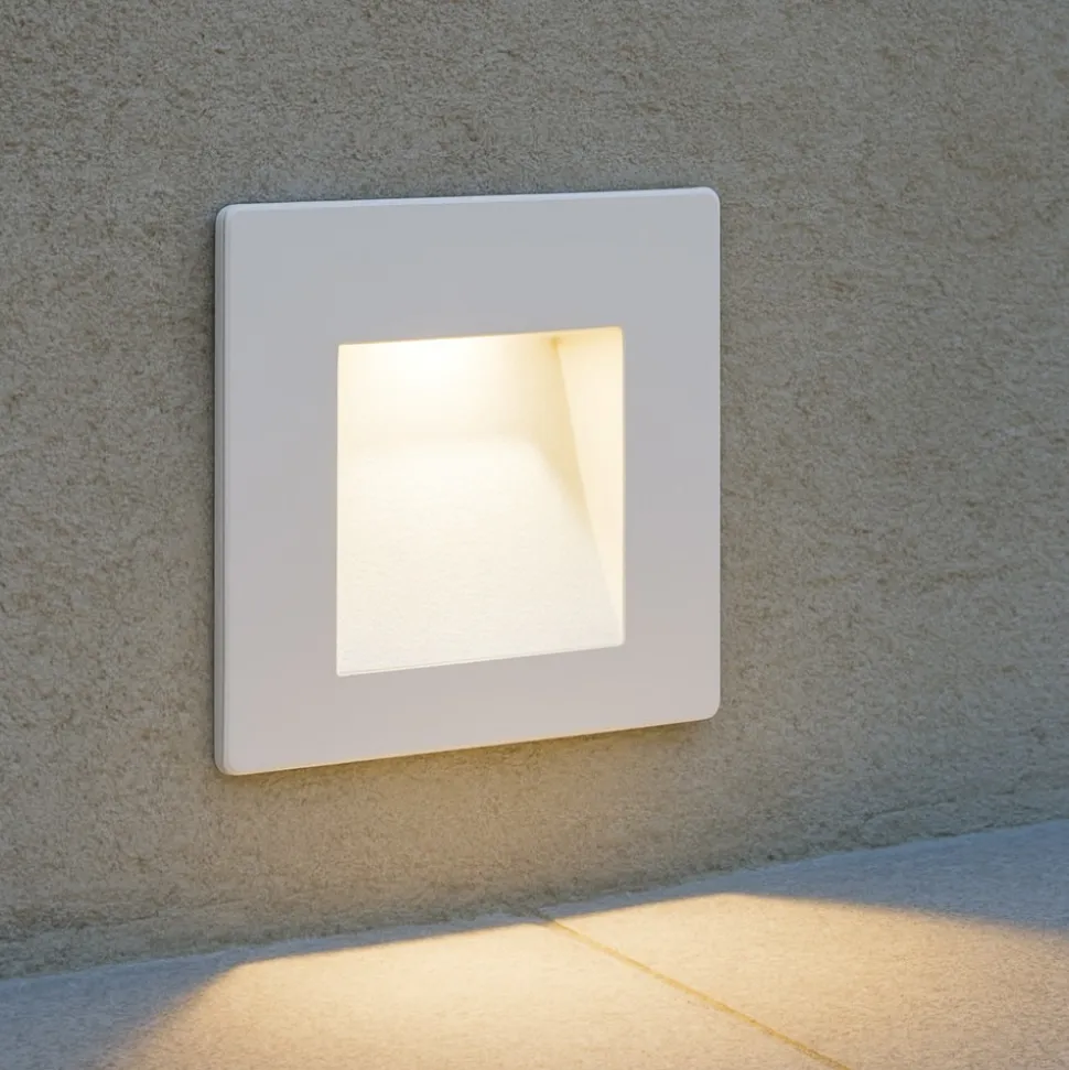 Bit fi ideal lux segnapasso led per esterno 3000k bianco da incasso ip65