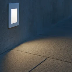 Bit fi ideal lux segnapasso led per esterno 3000k bianco da incasso ip65