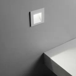 Bit fi ideal lux segnapasso led per esterno 3000k bianco da incasso ip65