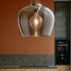 Blossom sp1 ideal lux lampadario per cucina boccia vetro fume
