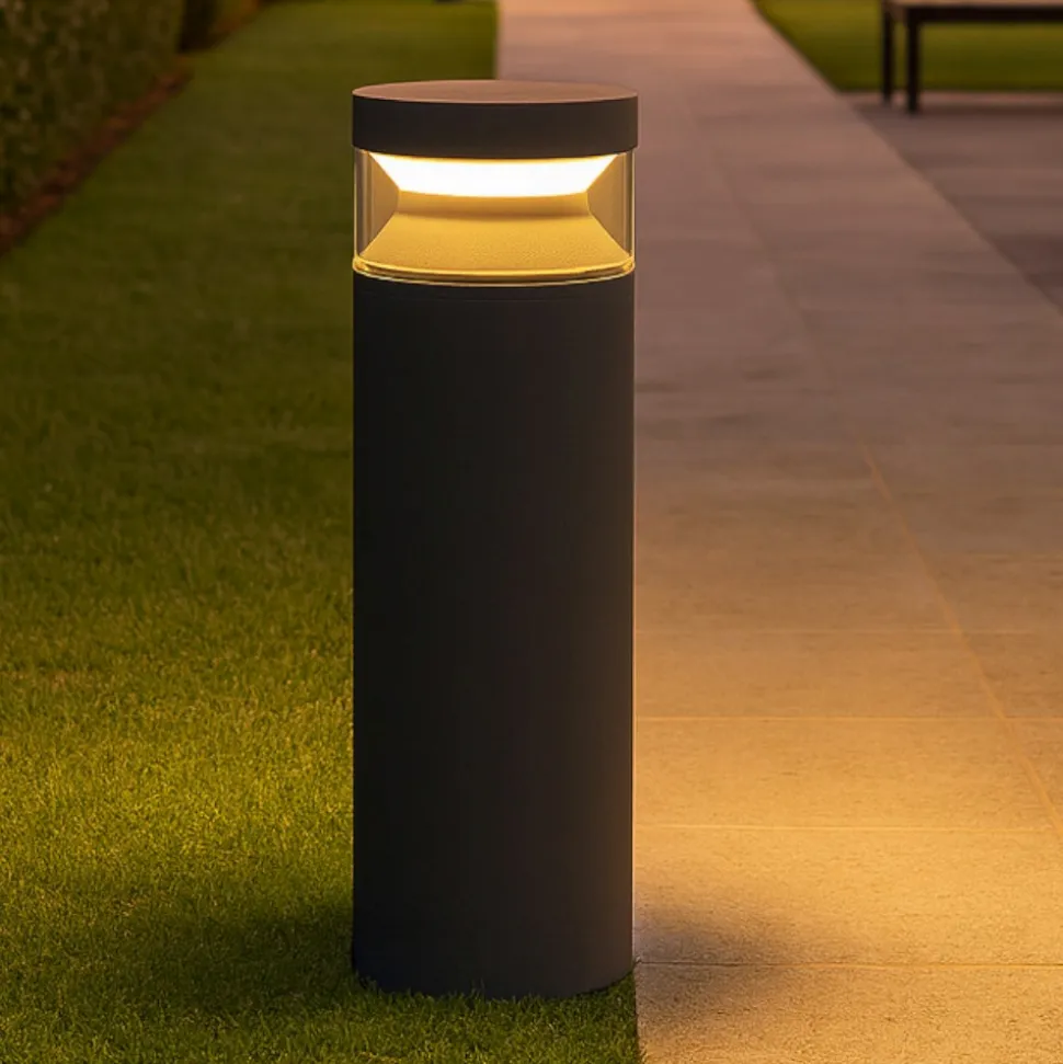 Boeing pt h040 ideal lux lampione basso antracite ip65 led