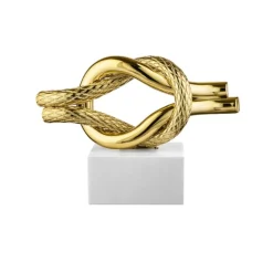 Bomboniera bongelli preziosi scultura moderna nodo oro