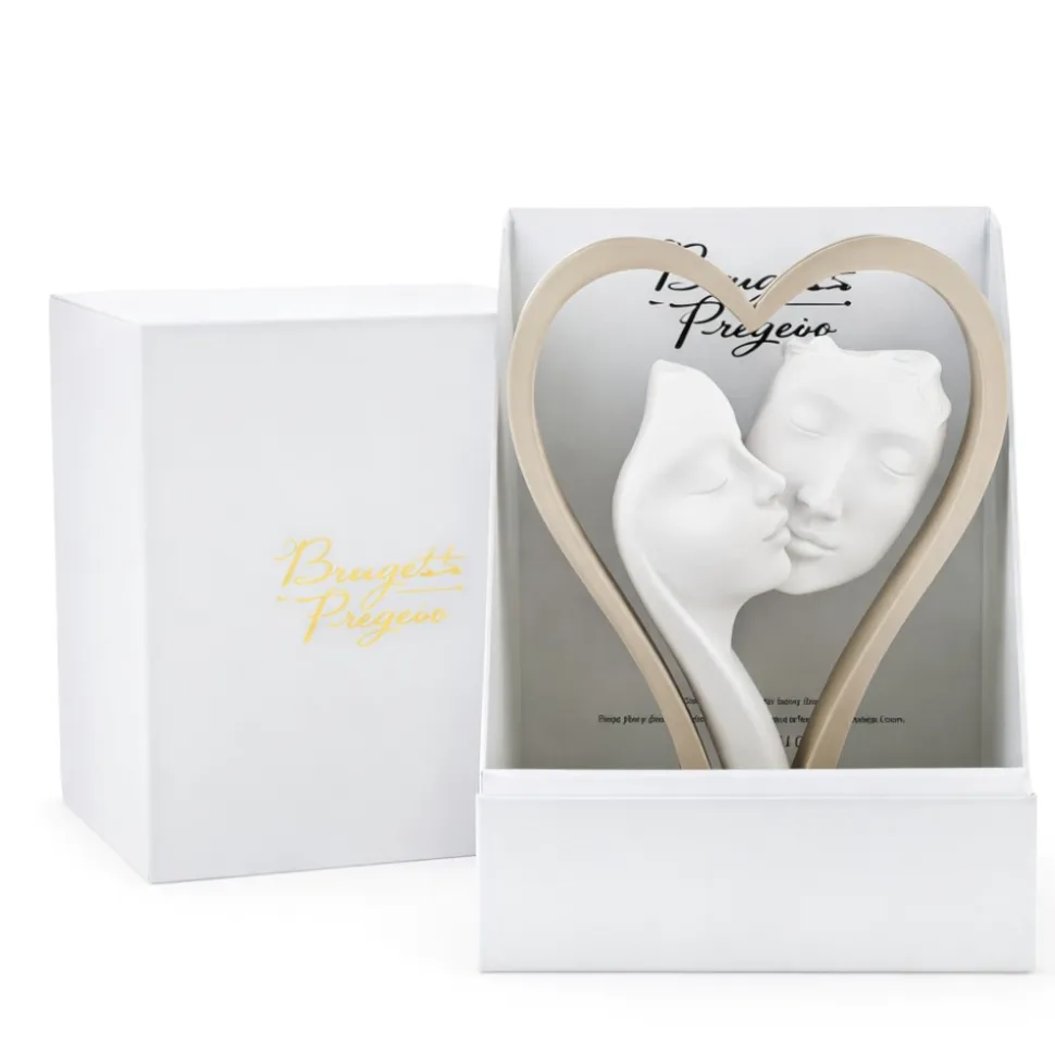 Bomboniera cuore nocciola scultura bongelli prezoiso