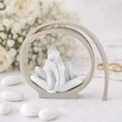 Bomboniera matrimonio coppia vortice nocciola bongelli preziosi