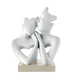 Bomboniera matrimonio scultura famiglia nocciola stilizzata bongelli preziosi