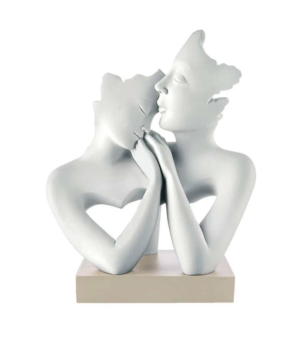 Bomboniera matrimonio scultura famiglia nocciola stilizzata bongelli preziosi