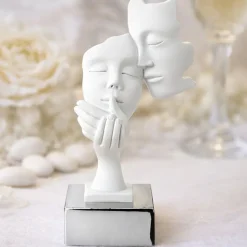 Bomboniera matrimonio volti base argento bongelli preziosi