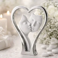 Bomboniera moderna cuore per matrimonio oro bongelli preziosi