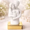 Bomboniera nascita scultura famiglia oro bongelli preziosi