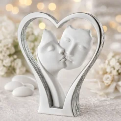 Bomboniera per matrimonio cuore argento bongelli preziosi