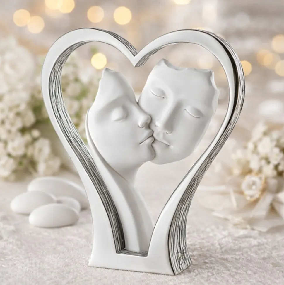 Bomboniera per matrimonio cuore argento bongelli preziosi