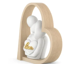 Bomboniera per matrimonio cuore stilizzato nocciola bongelli preziosi