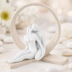 Bomboniera per matrimonio scultura innamorati nocciola bongelli preziosi