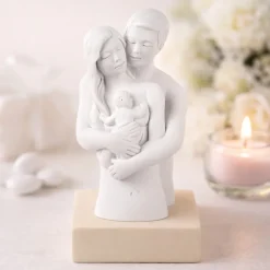 Bomboniera per nascita bongelli preziosi famiglia nocciola