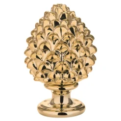 Bomboniera pigna da tavolo oro ceramica bongelli preziosi
