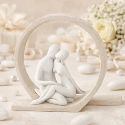 Bomboniera scultura per matrimonio vortice nocciola bongelli preziosi