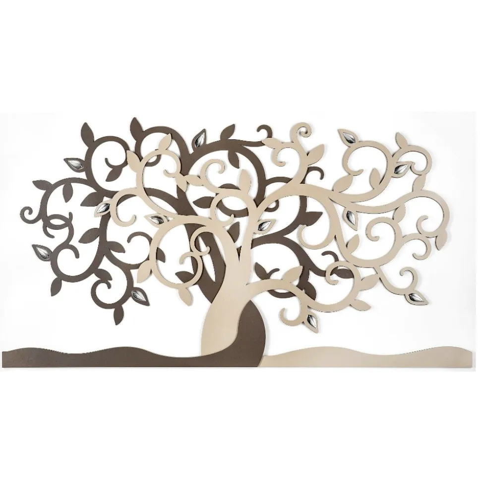 Bongelli preziosi quadro 110x60 moderno nocciola albero della vita