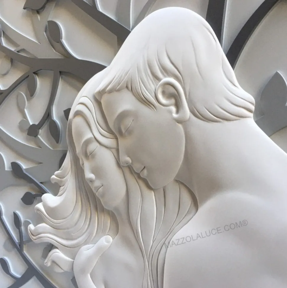 Bongelli preziosi quadro moderno albero della vita 105x72 sacra famiglia