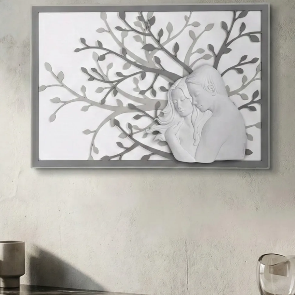 Bongelli preziosi quadro moderno albero della vita 105x72 sacra famiglia
