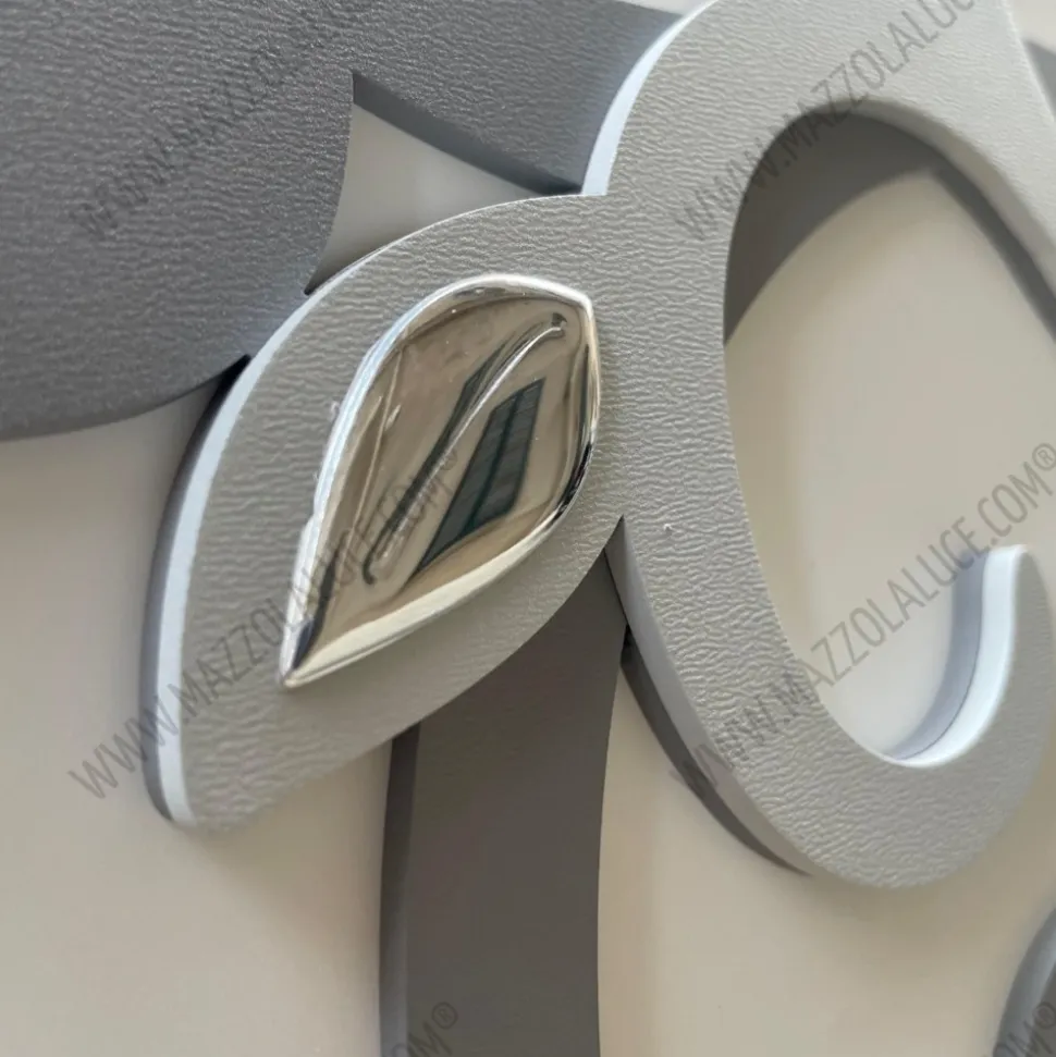 Bongelli preziosi quadro albero della vita 80x43 grigio per soggiorno moderno