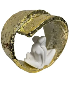 Bongelli preziosi bomboniera coppia vortice oro
