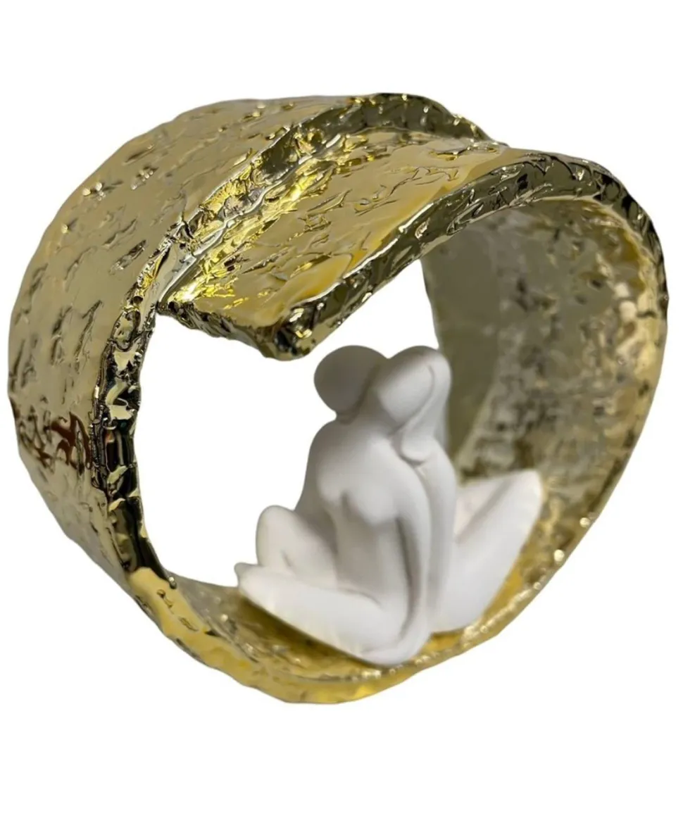 Bongelli preziosi bomboniera coppia vortice oro