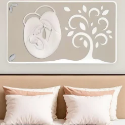 Bongelli preziosi capezzale capoletto 105x60 sacra famiglia nocciola