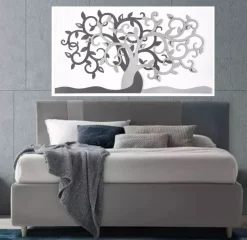Bongelli preziosi capezzale quadro moderno 110x60 capoletto antracite