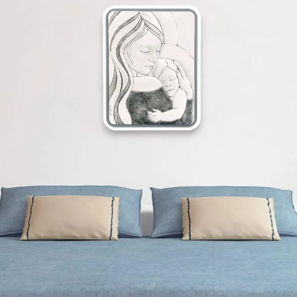 Bongelli preziosi capezzale capoletto moderno 30x38 maternita grigio