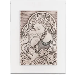 Bongelli preziosi capezzale capoletto 30x40 quadretto sacra famiglia