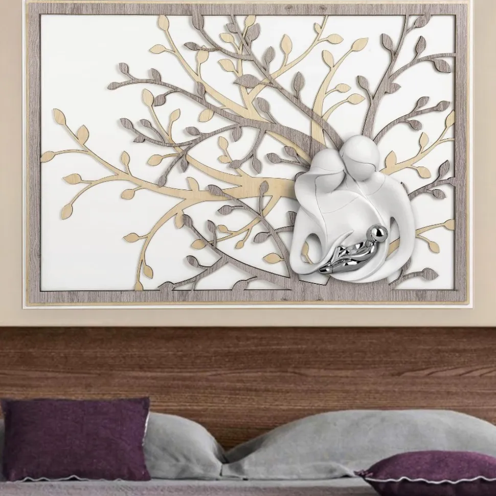 Bongelli preziosi capezzale moderno sacra famiglia 70x48 rovere
