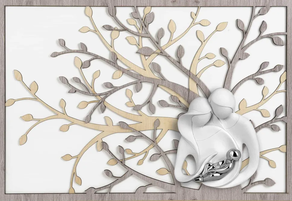 Bongelli preziosi capezzale moderno sacra famiglia 70x48 rovere