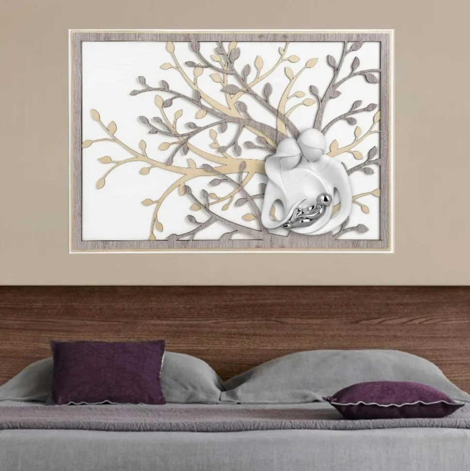 Bongelli preziosi capezzale moderno sacra famiglia 70x48 rovere