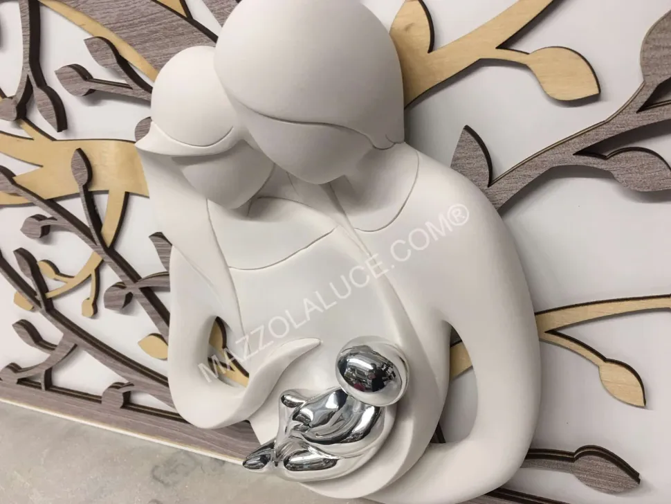 Bongelli preziosi capezzale moderno sacra famiglia 70x48 rovere