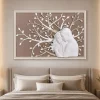 Bongelli preziosi capezzale innamorati 105x72 nocciola moderno