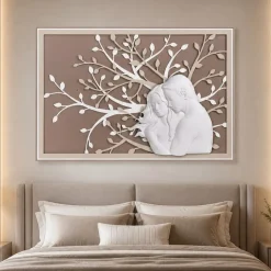 Bongelli preziosi capezzale innamorati 105x72 nocciola moderno