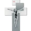 Bongelli preziosi crocifisso da parete 17x12 grigio cristo argento