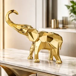 Bongelli preziosi elefante oro 32x27 soprammobile design