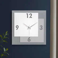 Bongelli preziosi orologio da parete moderno bianco grigio