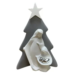 Bongelli preziosi presepe di natale h15 grigio statuina natività