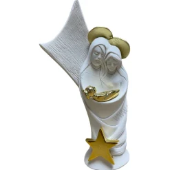 Bongelli preziosi presepe di natale h16 natività bianco oro