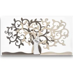 Bongelli preziosi quadro capezzale sacra famiglia moderna 110x60 nocciola