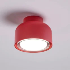 Bottone vivida magenta applique lampada da parete soffitto