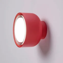 Bottone vivida magenta applique lampada da parete soffitto