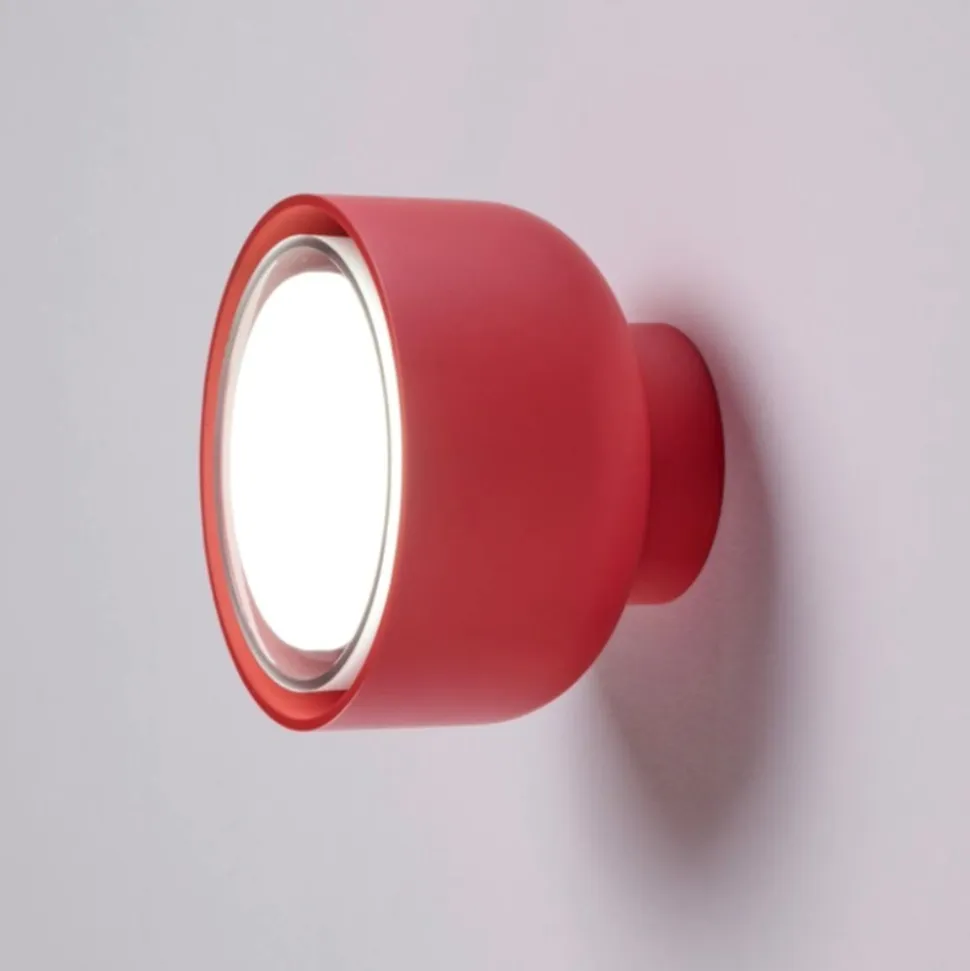 Bottone vivida magenta applique lampada da parete soffitto