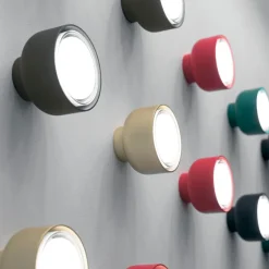 Bottone vivida magenta applique lampada da parete soffitto
