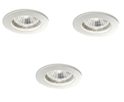 Box da 3 jazz fi faretto rotondo da incasso soffitto bianco gu10 ideal lux