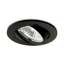 Box 3 swing fi ideal lux faretti nero da incasso per cartongesso orientabili rotondi